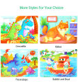 Stars Shopping Puzzles Collection Wooden Jigsaw Puzzles for Toddler /Tiny, Square, Rectangular  Puzzles. 