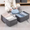 Organisers Foldable Warderobe Storage Organiser, Drawer with Dividers Closet Box for Clothes, Jeans, Underwear, Bra, Sock, Ties, T-shirt, Belt, Makeup. 