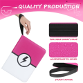 Trading Card Binder with 50 Removable Sleeves - Can Hold 400 Cards, Premium Card Holder Folders, Card Album Easy to Use Yellow. 