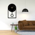 Elite Elegance Metal Wall Clock, Modern, Metal Pendulum Wall Clock, Wall Decor , Home Decor, Office, Original Design Clock, Large Clock, Minimalist Clock, Custom Clock, Wall Hanging, Wall Art. 