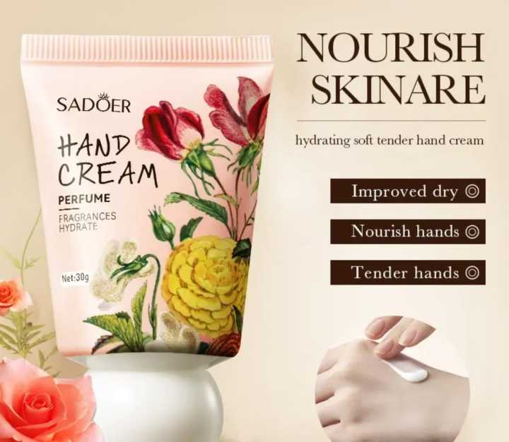 Perfume-Infused Hydrating Hand Cream – Long-Lasting Fragrance, Deep ...