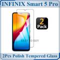 Infinix Smart 5 Pro Polish Glass Screen Protector For Infinix Smart 5 Pro - 2Pcs. 