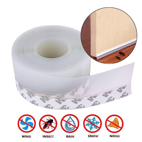 HepaMart%205%20Meter%20Tape%20Windproof%20Silicon%20Sealing%20Tape%20%7C%20Door%20Tape%20for%20Gap%20Sealing,%20Waterproof,%20Soundproof%20&%20Insectproof%20Strip%20for%20Windows%20&%20Doors%20%7C%20Self-Adhesive%20Dustproof%20Weather%20Seal%20for%20Home%20Insulation,%20Bathroom%20&%20Sliding%20Door%20Use%20-%20Image%203