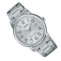 Original Casio - MTP-V002D-7BUDF - Stainless Steel Watch for Men. 