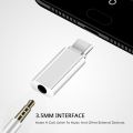 Type-c to 3.5MM audio adapter mobile phone connector adapter for Osmo Pocket & External Microphone for Huawei Xiaomi Samsung. 
