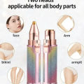 2 In 1 Electric Eyebrow Trimmer Makeup Painless Eye Brow Epilator Mini Shaver Razor Portable Facial Body Hair Remover For Women. 