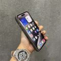 HOCE Camouflage Leather Magnetic Phone Cases For iPhone 12 13 14 15 16 Pro Max MagSafe Case Metal Camera Frame Protective Shockproof Cover. 