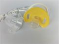 New Born Baby Infant Kids Pacifier Soother Teething Relief Chusni - With Chain And Cover. 