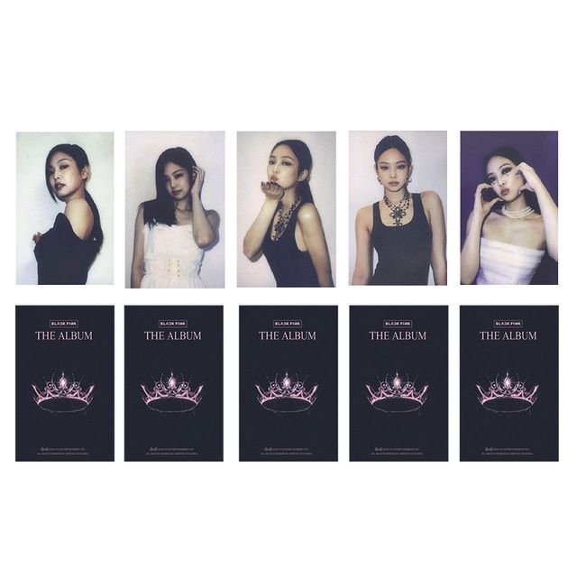New%20Kpop%20Blackpink%20Album%20THE%20ALBUM%20Photo%20Card%20Jisoo%20Rose%20Lisa%20Jennie%20Collective%20Photocard%20Lomo%20Cards%20-%20Image%204