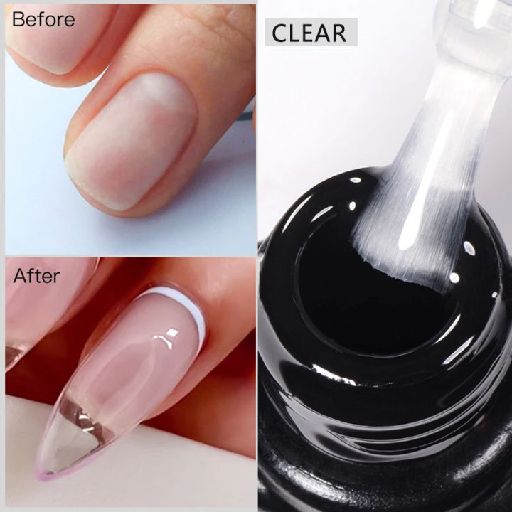 XEIJAYI 7ML Quick Extension Nail Gel Vernis Semi Permanent Acrylic Crystal White Clear Nude Gel Nail Polish UV Construction Gel
