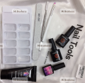 9 Pcs Nail Kit-Poly Gel Nail Extension Set-Manicure. 