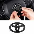 Toyota Steering Logo Carbon Fiber Style Logo. 