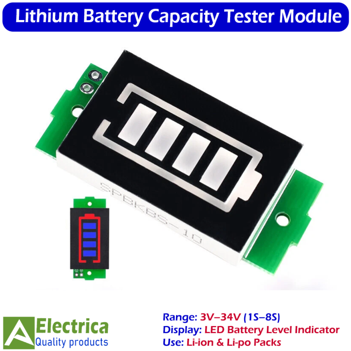 1S-8S%20Lithium%20Battery%20Capacity%20Indicator%20Module%20Tester%203V%E2%80%9334V%20for%20Li-ion%20Li-po%20Pack%20Voltage%20Display%20Battery%20Level%20Monitoring%20Tool%20for%20DIY%20Electronics%20&%20Projects%20by%20Electrica%20-%20Image%205
