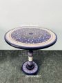 Artisanal Charm: Lacquer Work Wooden Coffee Table. 