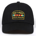 Retired Dealer Hat Dad Hat Cotton Baseball Cap Style Low Profile golf cap hats men women snapback hip hop garros. 