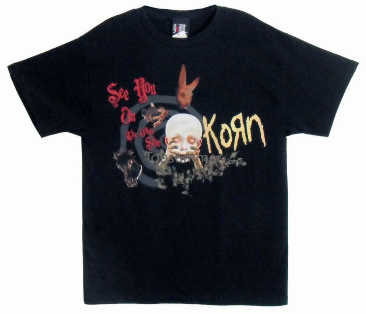 Korn Mens T-Shirts Black -See You On The Other Side Studio Album