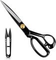 Professional Stainless Steel Blade Zinc Alloy Handle Tailor Sewing Scissors. 