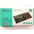 BANDA - K1000 - Mini Multimedia Stylish Ultra Thin Notebook Wired Keyboard. 