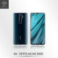 Oppo A5 2020, Flexible Case Soft Slim Jelly Transparent Clear TPU Cover. 