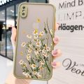 Hand Painted Phone Case For iphone X XS MAX XR Flower Cover Hard Shockproof Case For iPhone 6s 7 8 Plus SE 2 13 12 11 pro MAX. 