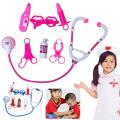 Doctor Set For Kids - 8 pieces - Pink. 