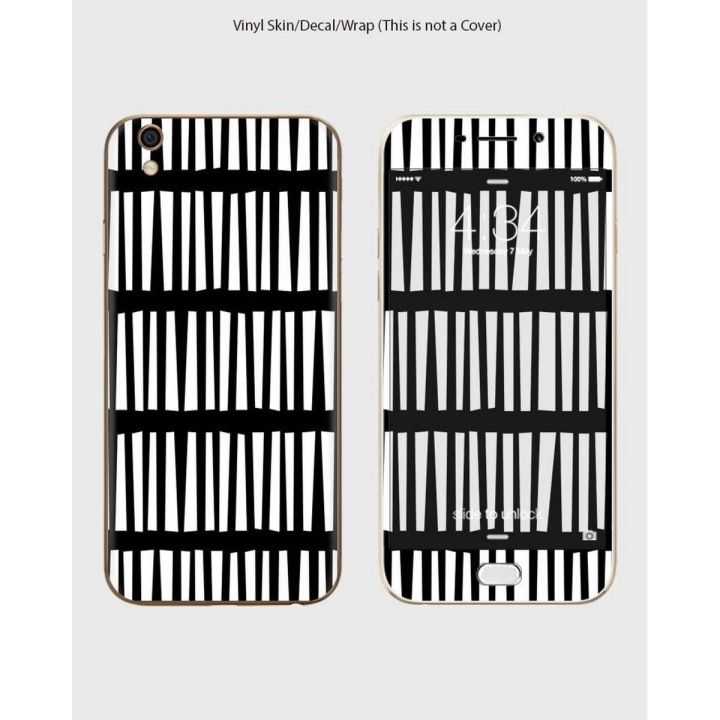 Oppo F1 Plus Phone Skin Front Back And Sides  Line Print -1wall1078