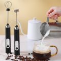 Rechargeable Milk Frother with Stepless Speed Control, LunaFro 2.0 Handheld Electric Foam Maker Waterproof Drink Mixer Foamer for Lattes, Cappuccino. 