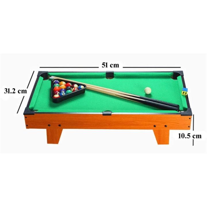 Kids Mini Snooker Billiard Table Wooden Board Game Toy Professional Indoor Billiard Table