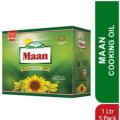Maan Cooking Oil 1 Ltr X 5 Pouches. 