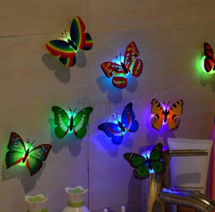 Pack%20of%202%20Wall%20Stickers%20Butterfly%20LED%20Lights%20Wall%20Stickers%203D%20House%20Decoration%20-%20Image%206