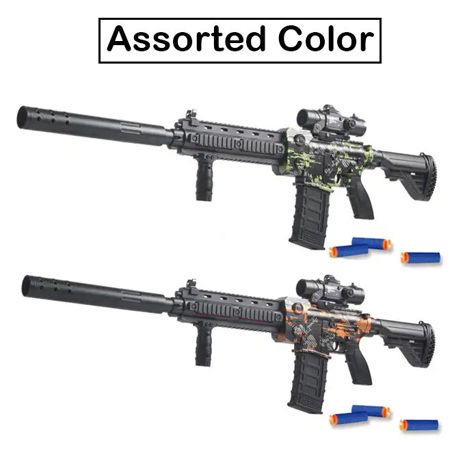 Soft Nerf Dart Toygun 95 Cm ToyGun m16 Model Trending Toy For Boys 10 Years Above