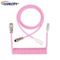 Keyboard Cable Extra-long Type-C to USB Coiled Gaming Keyboard Cable. 