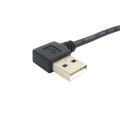 【All Of Me】degree Left Angled USB 2.0 A Male Left Angled USB 2.0 Male Scanner Printer Cable 20cm. 