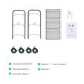 3 Tier Pink Metal Rolling Cart by Roller, kitchen trolly Heavy Duty Storage Utility Cart Little Organization Cart with with Handle and Locking Wheels,Multifunctional Storage Shelves for Office Kitchen Bedroom Bathroom, Pink ,Made in Pakistan. 