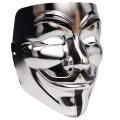 Imonic V for Vendetta Mask / Anonymous / Guy Fawkes Mask - Toys For Boys - Silver. 