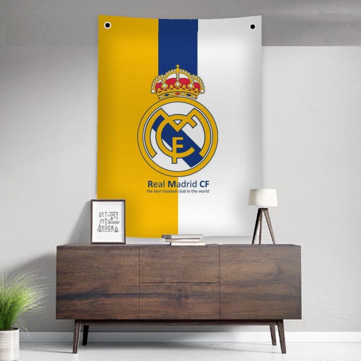 Real Madrid Wall Tapestry for Football Fan Club (Digital Printed)