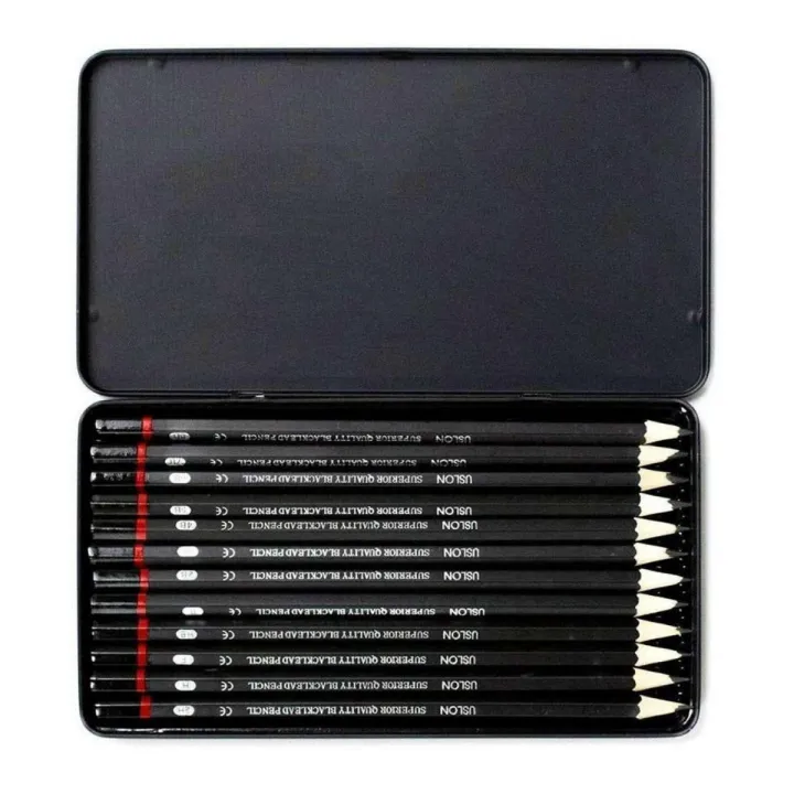 sketch Pencil 12pcs "Professional"Artists’ Sketch Pencils Graphite ...