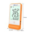 Elitech GSP-6 Digital Temperature and Humidity Data Logger Detachable Dual Probes -40℉ to 158℉ Audio Alarm Max/Min Value Display. 