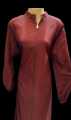 Korean nida fabric full zip style/new style abaya with 2 side pocket. 
