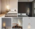 U-Shaped Pendant - Modern Indoor Decorative Designed Hanging Ceiling LED Unique Bedrooms Decor Bedside Hallways Pendant Brass Body White Shade LED Light. 