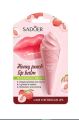 Sadoer Honey Peach Lip Balm Moisturizing Lip Balm, Nourishing And Soothing Dry & Cracked Lips, Lip Care, Chapped Lip For Girls / For Women , SD30250 , 6g. 