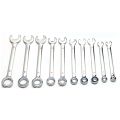 BRADOO- 10Pcs Mini Eneer Wrench Dual Heads Offset Ring Spanner Tools Spanner Combination Key 4-11mm Wrenches Hand Set. 