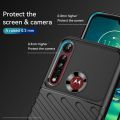 For Motorola One Vision Plus Thunderbolt Shockproof TPU Protective Soft Phone Case. 