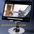 JM JADOON Metal Mobile Holder Mobile Stand Tablet Holder Stand Base 360 Rotatable Adjustable Foldable Cell Phone Holder Desktop Phone Holder for Mobile Rotatable Tablet Holder Stable Table Stand Homes Telescopic Folding Stable Stand Anti Fall. 