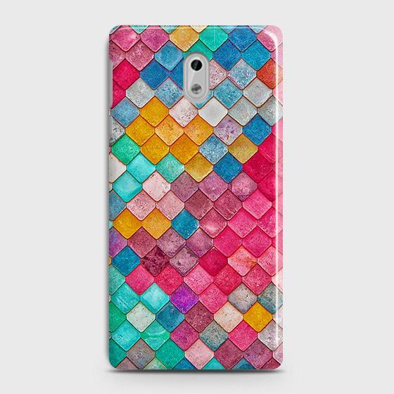 Nokia_ 3 Cover - Chic Colorful Mermaid Printed Hard Case with Life Time Colors Guarantee