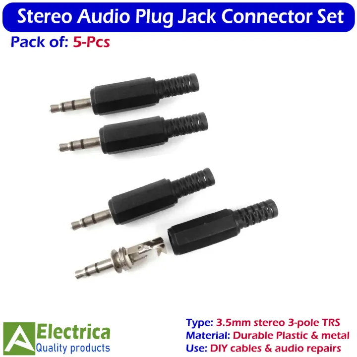 5pcs%203-Pole%203.5mm%20Audio%20Plug%20Jack%20Connector%20for%20Headphones,%20DIY%20Cables%20&%20Audio%20Projects%20by%20Electrica%20-%20Image%204