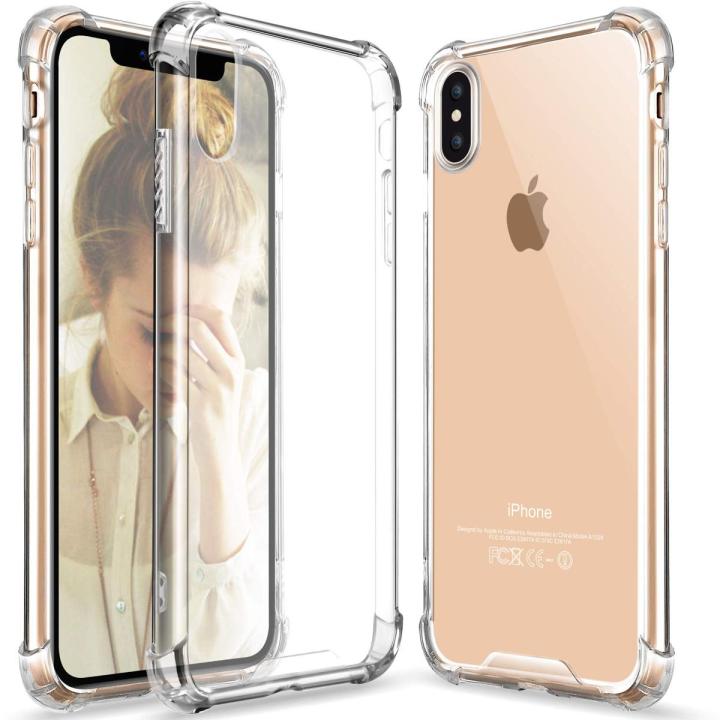 For Apple iPhone XS Max Transparent Clear Soft TPU Case Cover