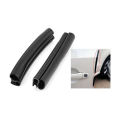 4Pcs Rubber Door Guard For Car Edge Sealing Sealed Strip Guard Buffer Protector - Black. 