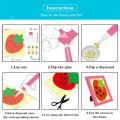 Kids DIY Diamond Painting Stickers 5D Diamond Embroidery Art Mosaic Stickers Kits. 