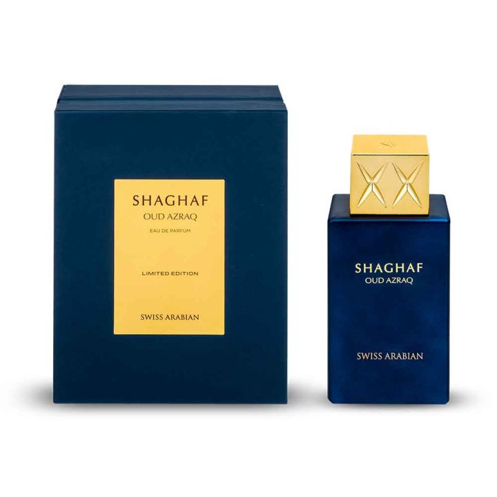 Shaghaf Oud Azraq Swiss Arabian for women and men LIMITED EDITION Eau De Parfum 75 ml